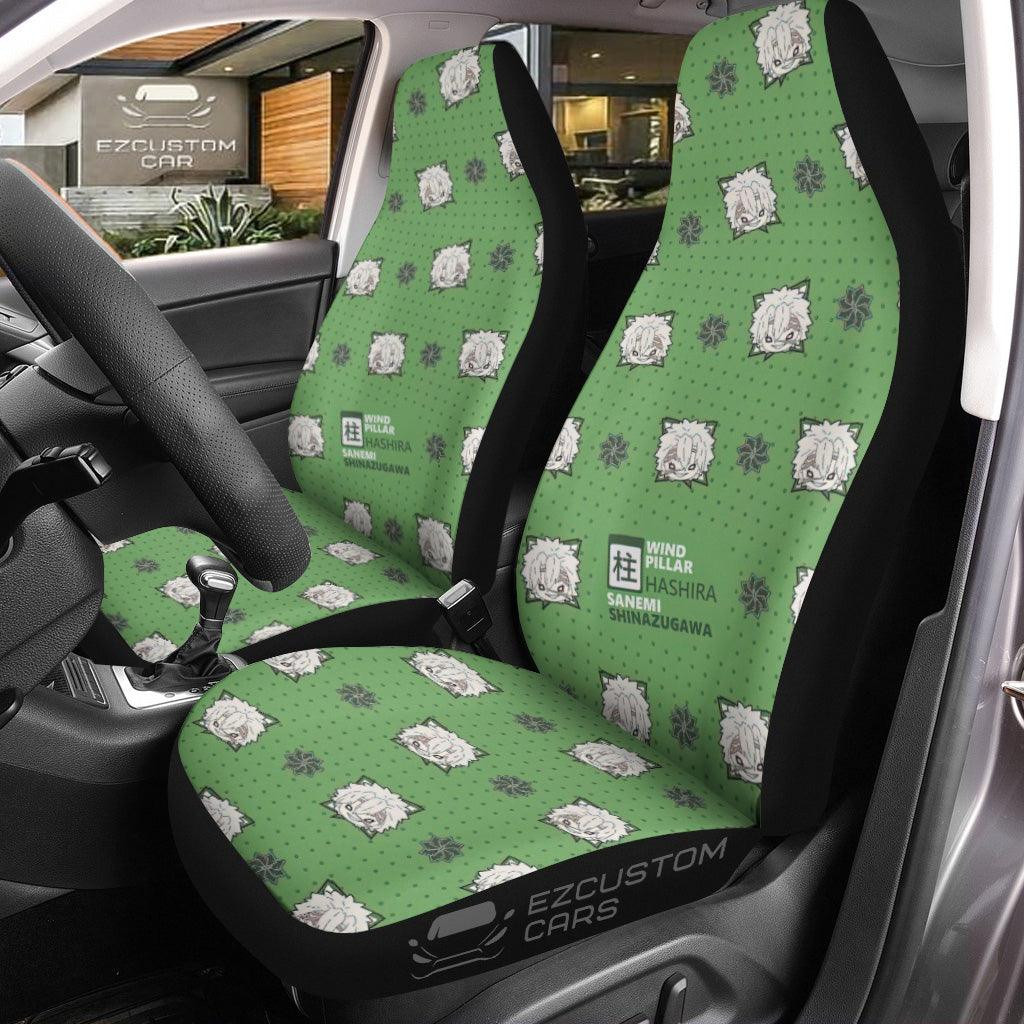 Custom Sanemi Shinazugawa Demon Slayer Car Seat Covers
