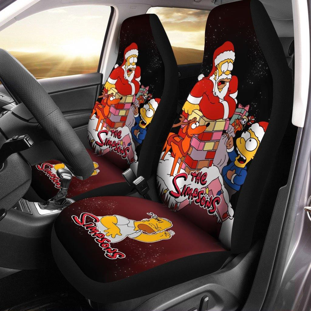 Santa Claus The Simpson Car Seat Covers Santa Claus The Simpson Car Seat Covers