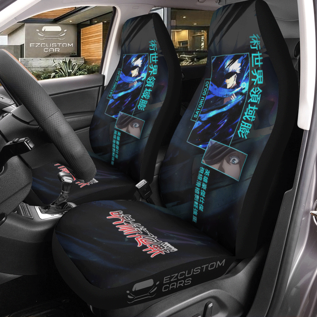 Satoru Gojo Jujutsu Kaisen Anime Car Seat Covers