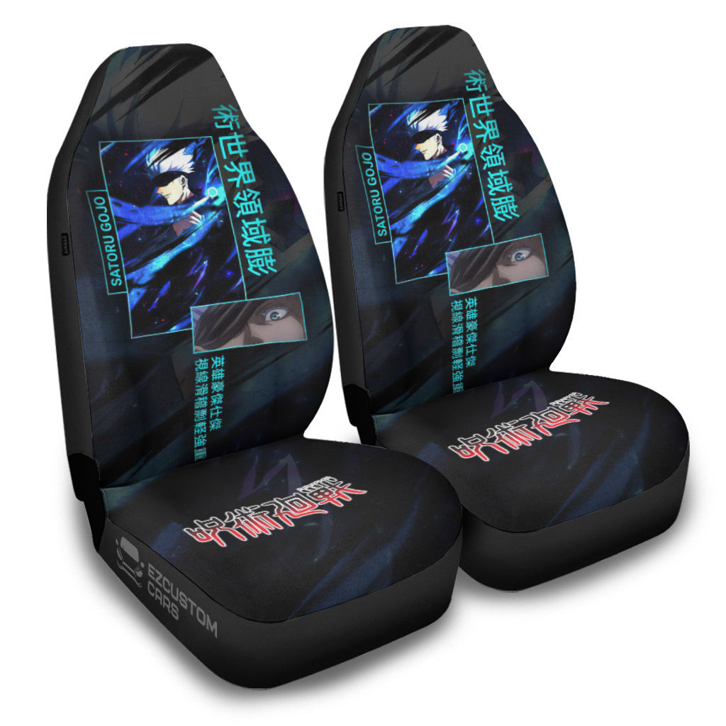 Satoru Gojo Car Seat Covers Jujutsu Kaisen