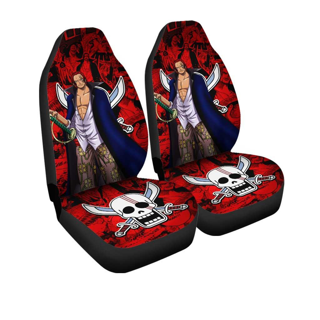 One Piece Car Accessories Anime Car Seat Covers Shanks