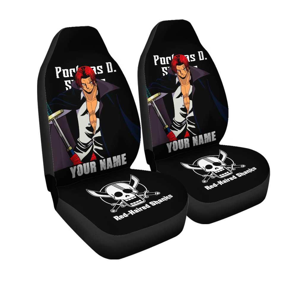 Shanks Personalized Car Seat Covers Custom One Piece Anime