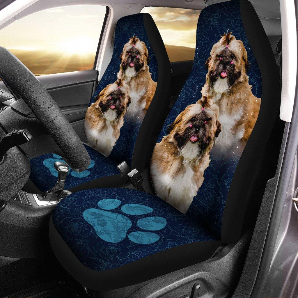 Shih Tzu Dog Custom Car Seat Covers