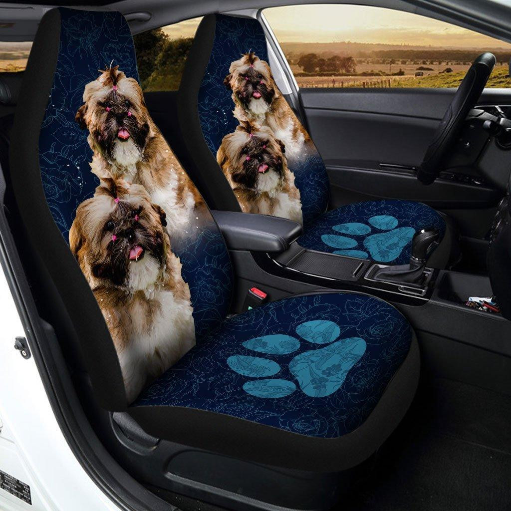 Shih Tzu Dog Custom Car Seat Covers