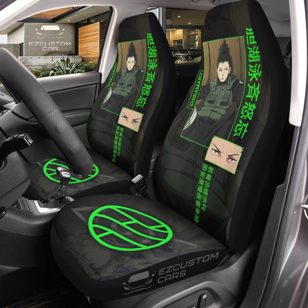 Shikamaru Nara Naruto Car Seat Covers