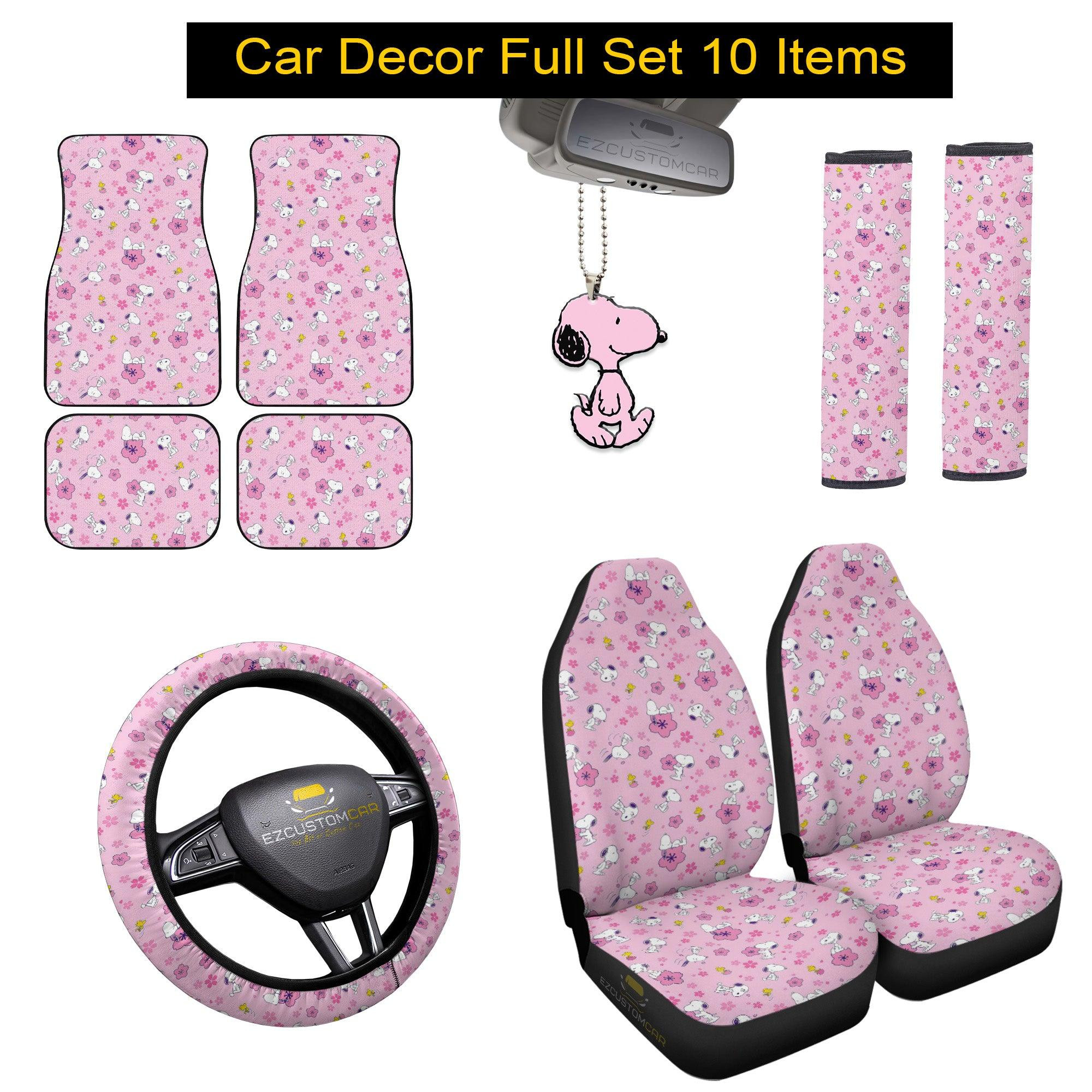 Snoopy Mats x Seat Covers