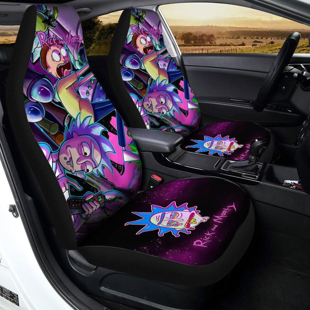 Space Rick and Morty Car Seat Covers
