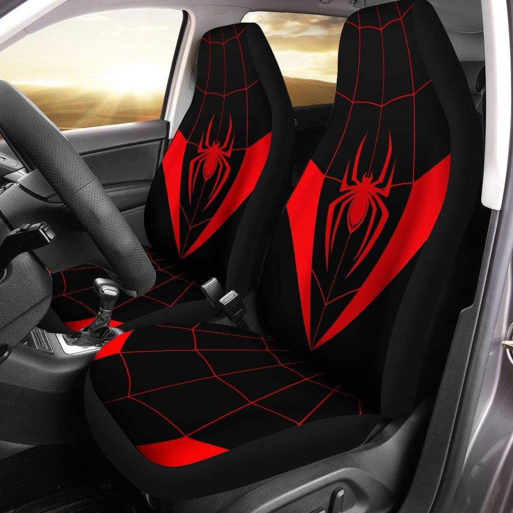 Spider Hero Car Seat Covers Uniform Printed Car Decor