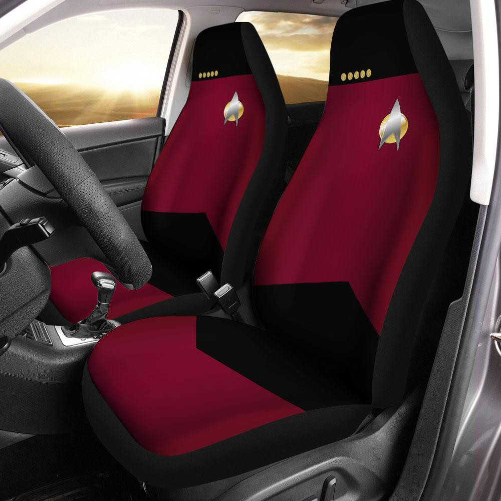 Star Trek Uniform Car Seat Covers Set Of 2