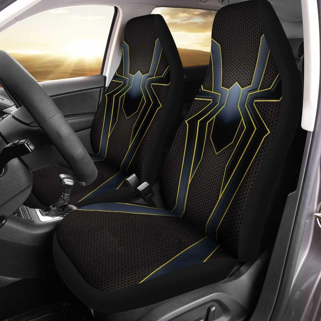 Red Spider Web Custom Car Seat Covers