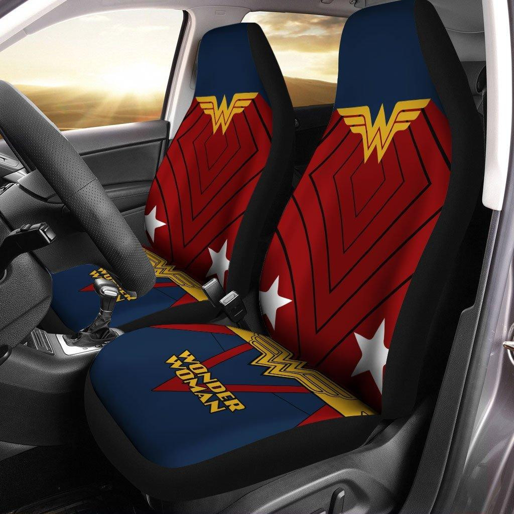 Super Hero Symbol Wonder Woman Car Seat Covers
