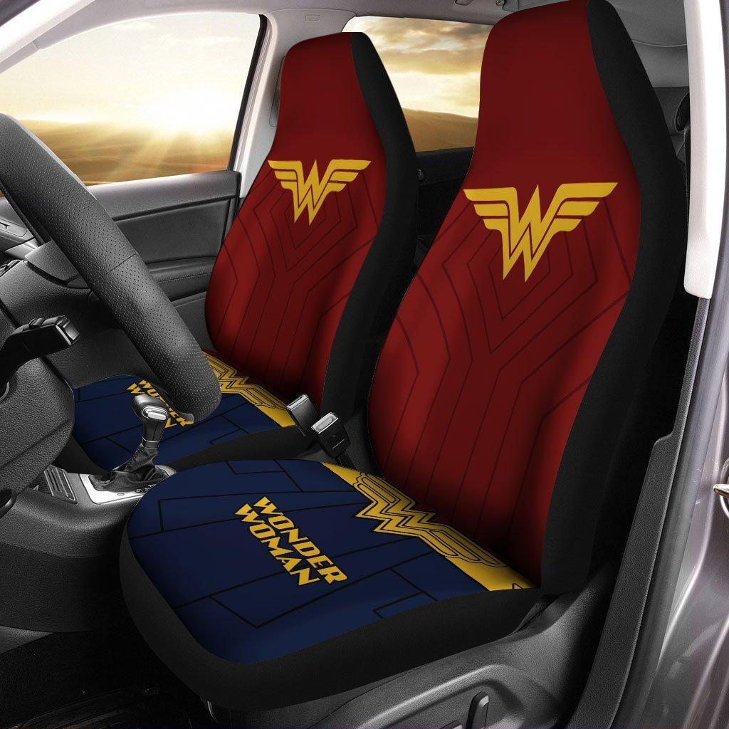 Super Hero Wonder Woman Car Seat Covers