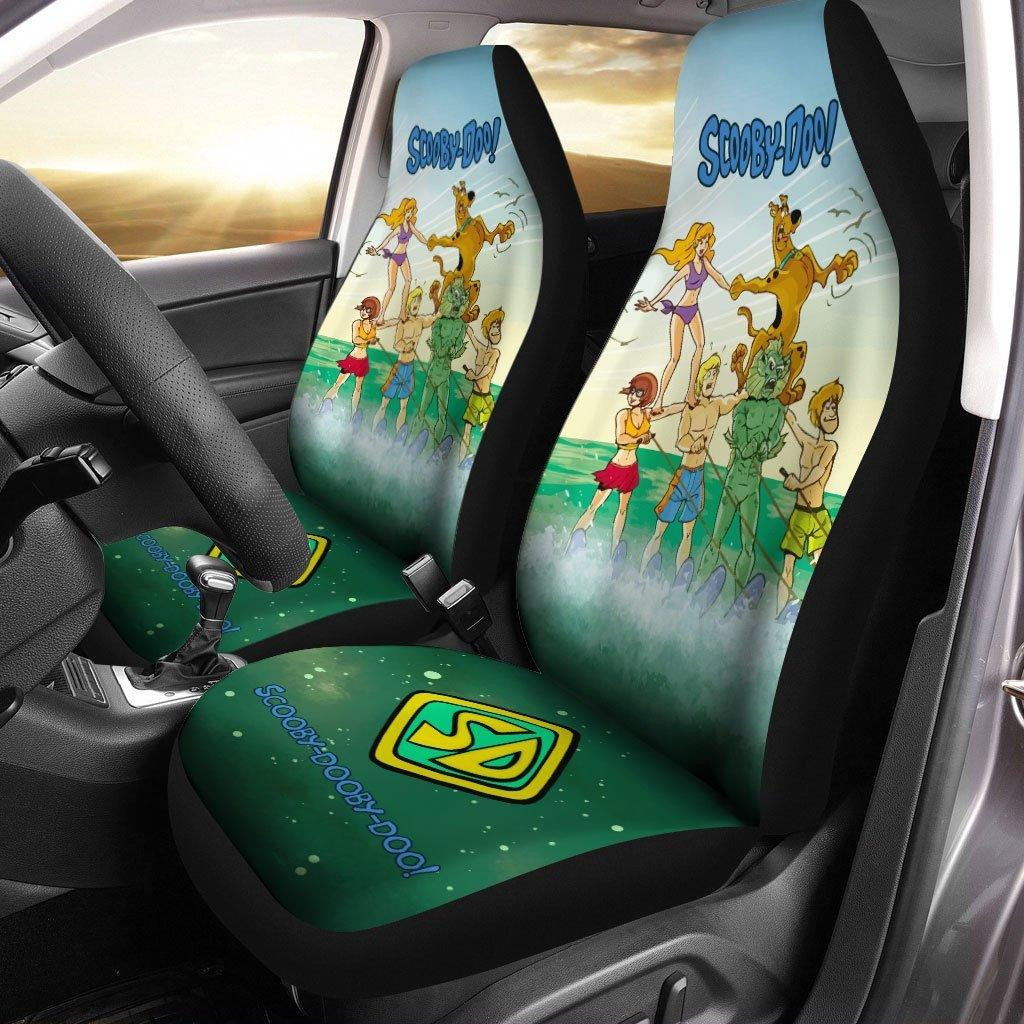 Surfing Scooby-Doo Car Seat Covers