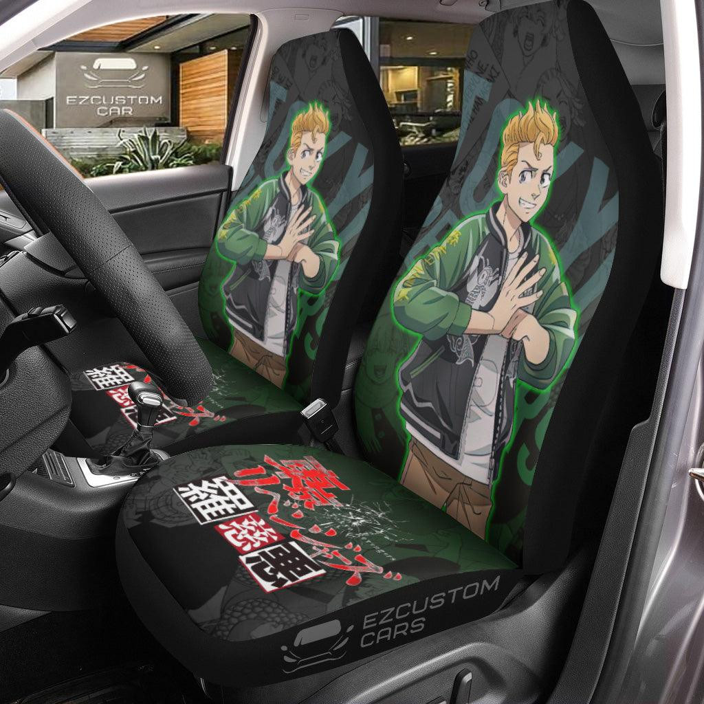 Takemichi Hanagaki Car Seat Covers Custom for Tokyo Revengers Anime Car Decor