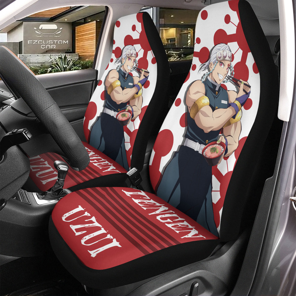 Tengen Uzui Custom Car Seat Covers for Demon Slayer Fans
