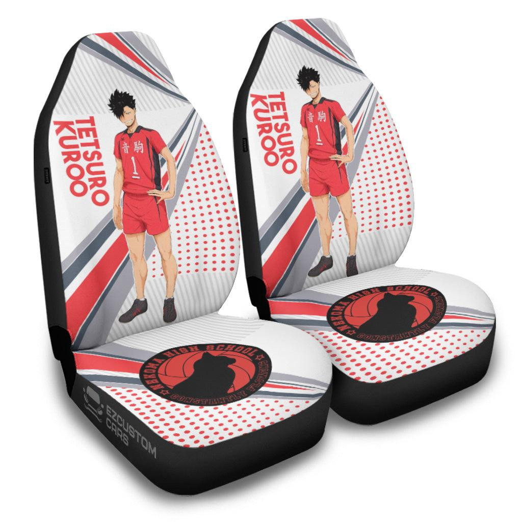 Tetsuro Kuroo Haikyuu Anime Car Seat Covers