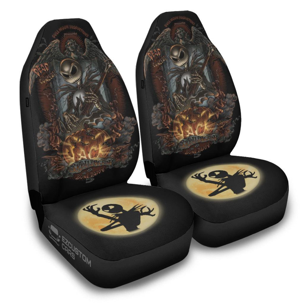 The Nightmare Before Christmas Halloween Car Seat Covers Jack Skellington on Guitar
