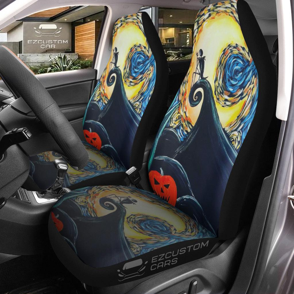 The Nightmare Before Christmas Halloween Car Seat Covers Jack Skellington Art