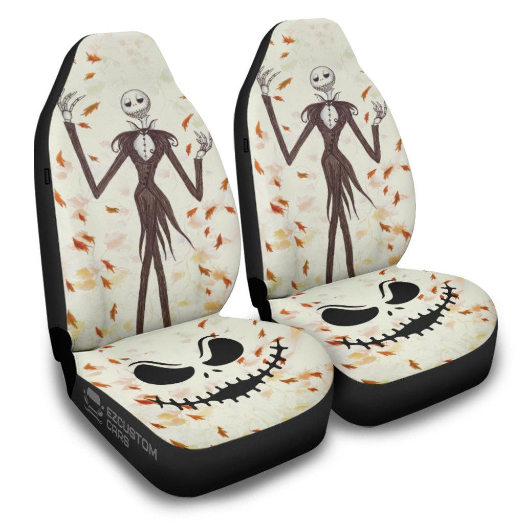 The Nightmare Before Christmas Halloween Car Seat Covers Leaf Autumn Jack Skellington