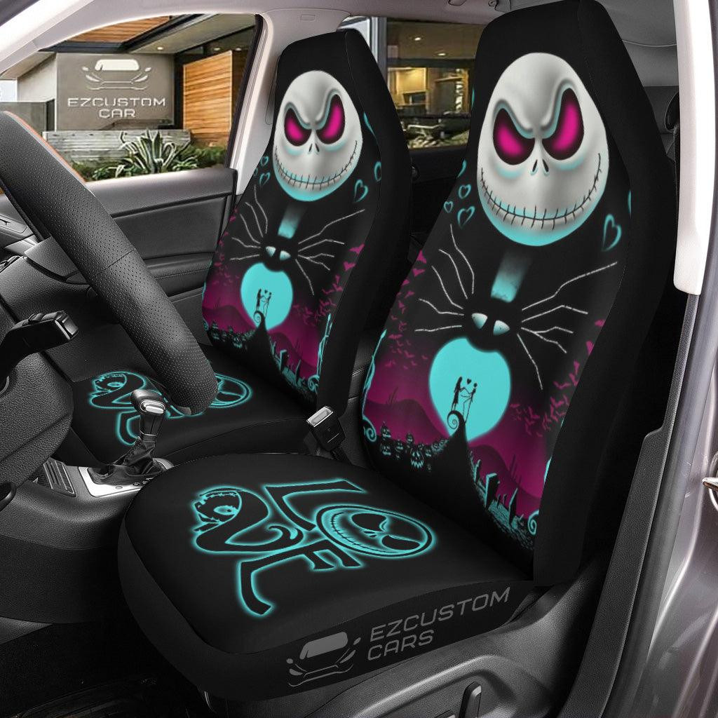 The Nightmare Before Christmas Halloween Car Seat Covers Jack Skellington Art