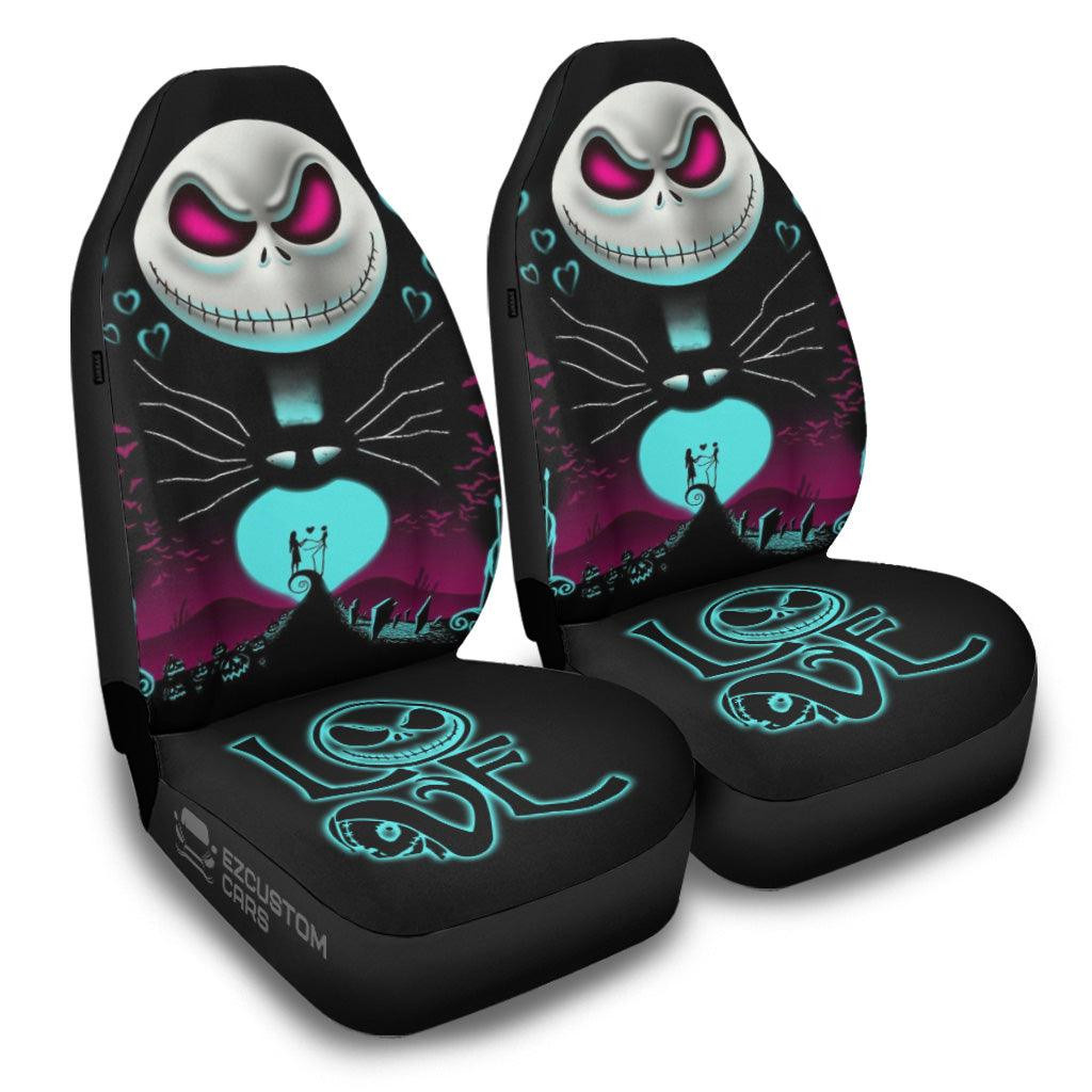 The Nightmare Before Christmas Halloween Car Seat Covers Love Jack Skellington