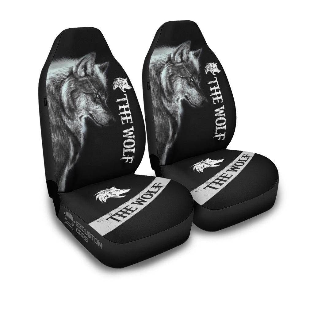The Wolf Car Seat Covers Custom Animal Car Accessories