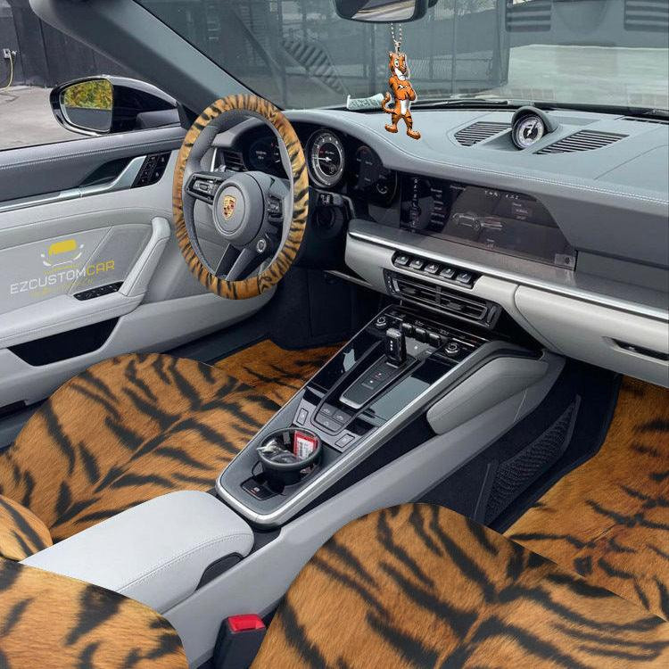 Tiger Car Mats x Seat Covers Set