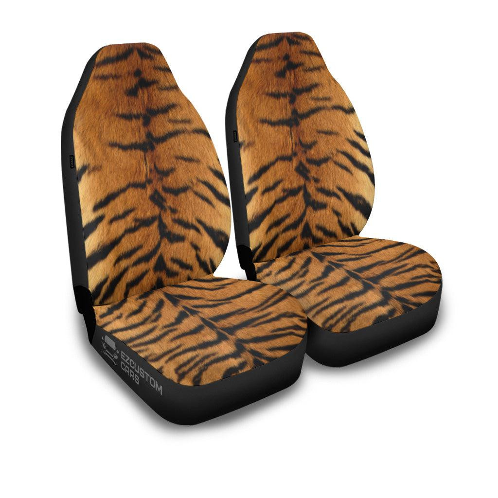 Tiger Skin Car Seat Covers Custom Animal Car Accessories