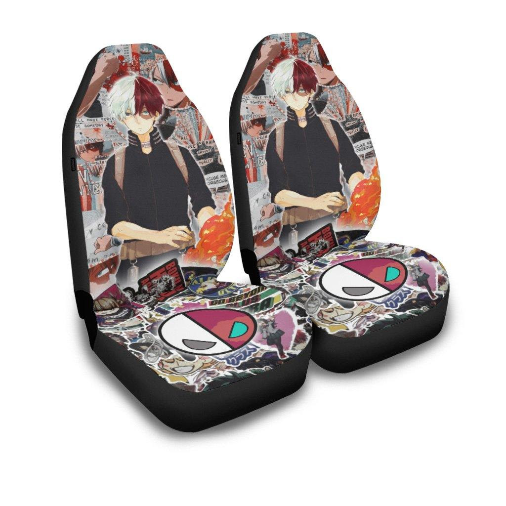 Todoroki Manga Aesthetic Car Seat Covers Anime My Hero Academia