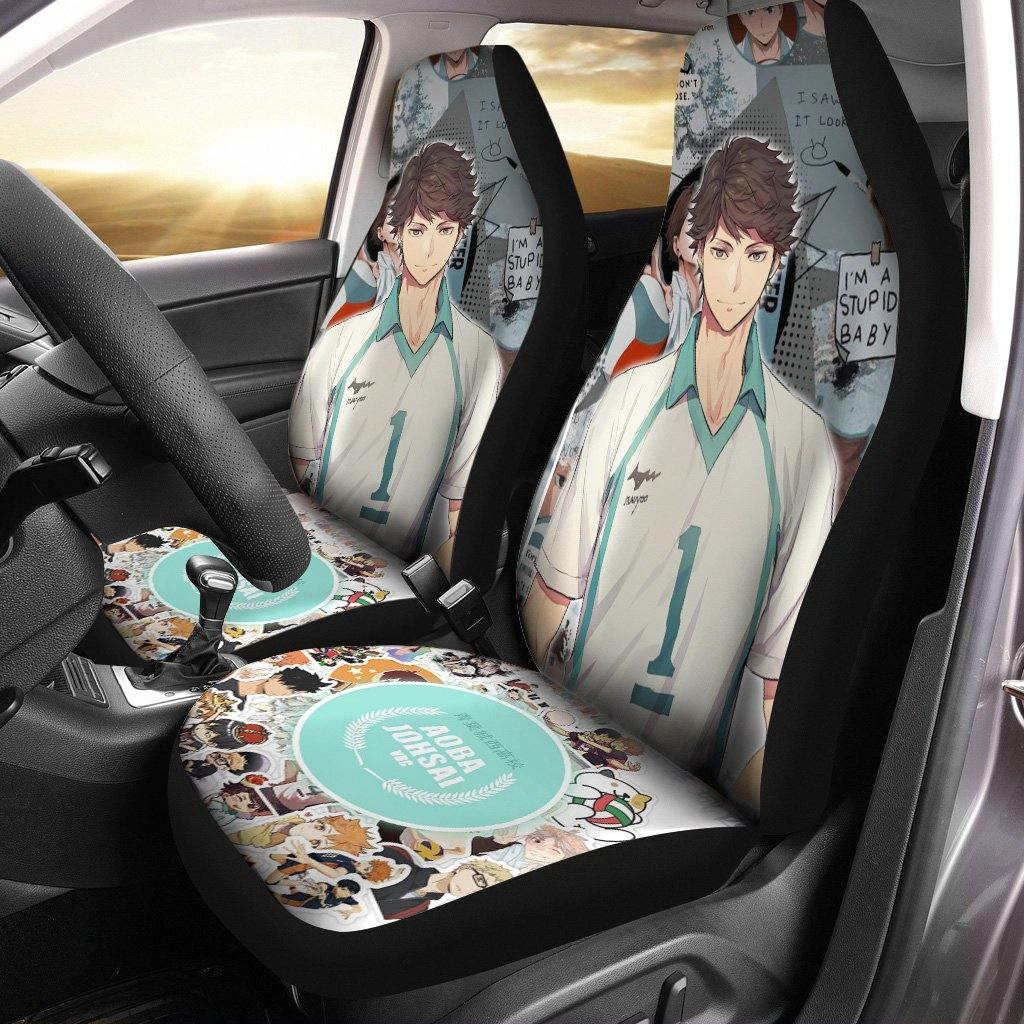 Haikyuu Anime Car Seat Covers Oikawa Tooru