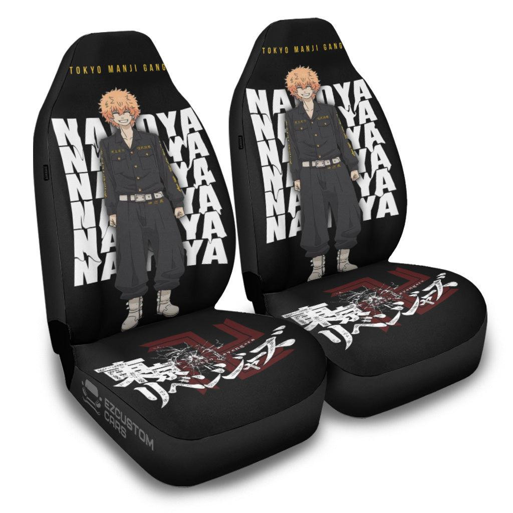 Tokyo Revengers Car Seat Covers Custom Anime Manji Gang Car Accessories