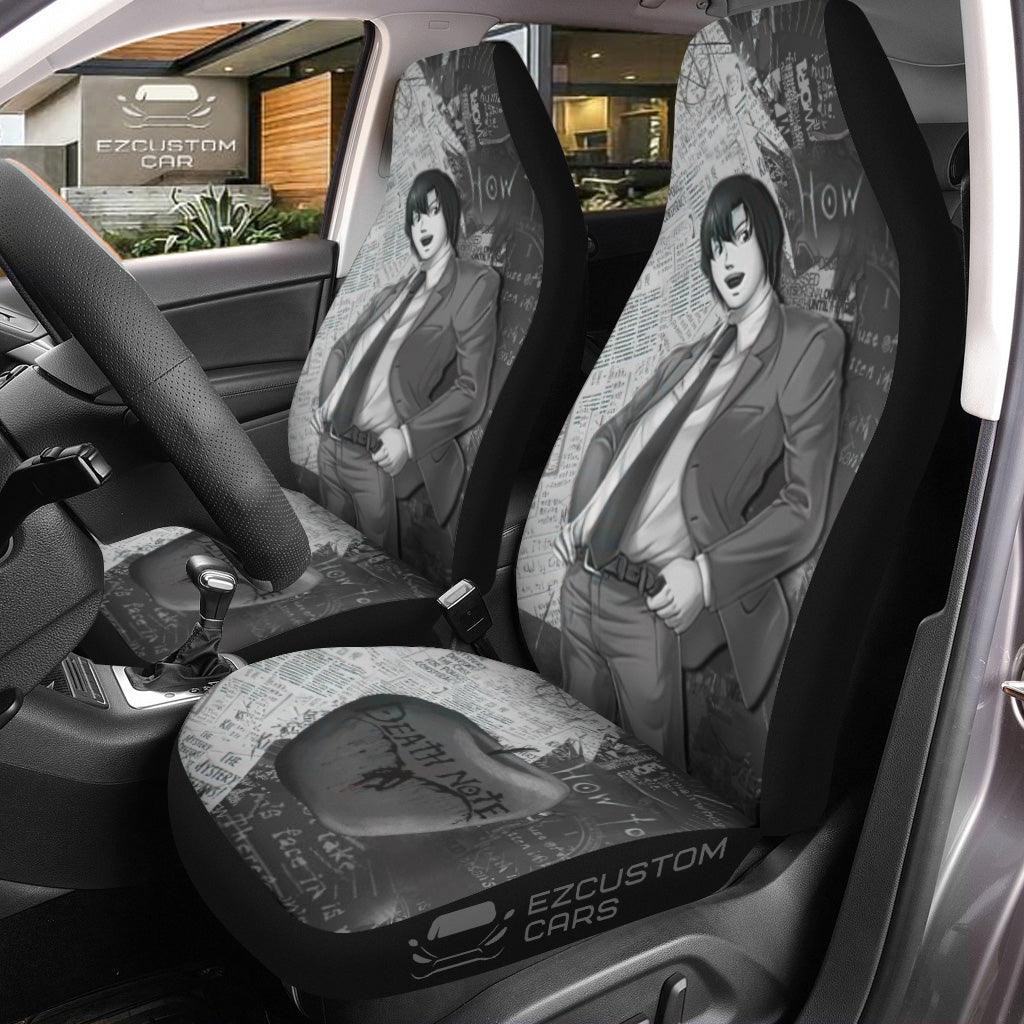 Touta Matsuda Seat Belt Covers Custom Death Note Anime Car Accessories