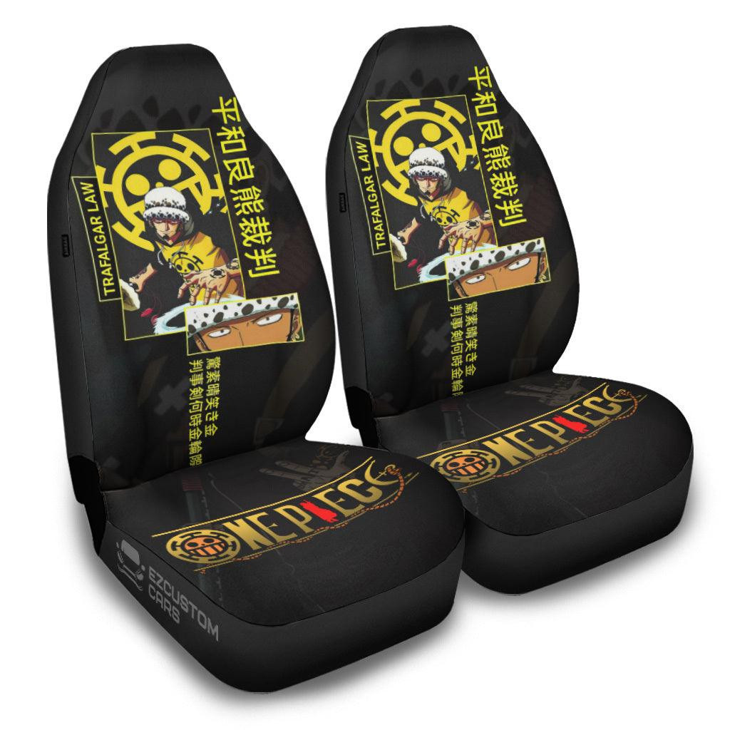 Trafalgar D. Water Law One Piece Anime Car Seat Covers