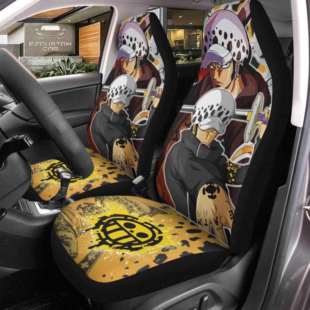 Trafalgar Law Car Seat Covers Custom One Piece Anime
