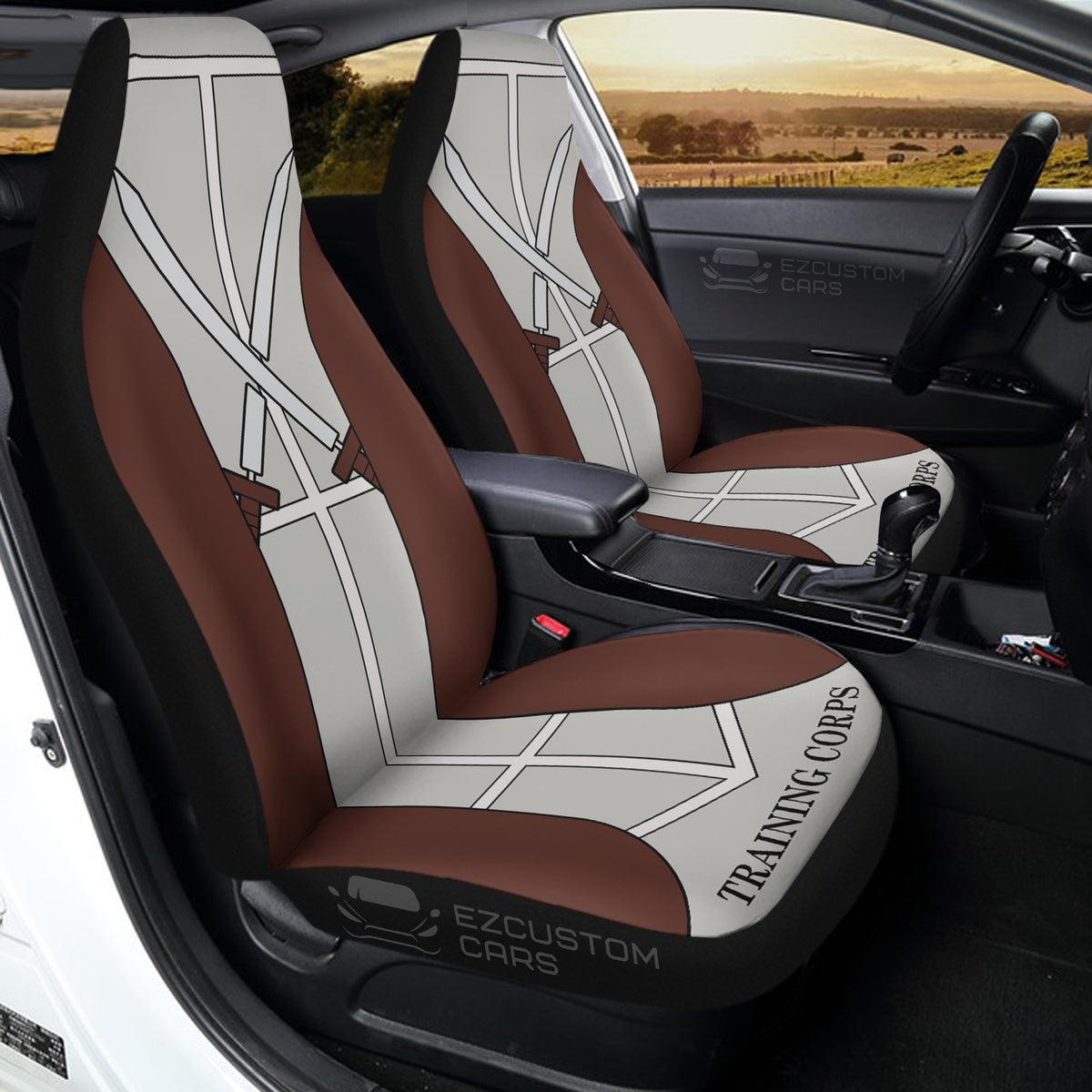 Training Corps Attack On Titan Seat Belt Covers Custom Anime Car Accessories