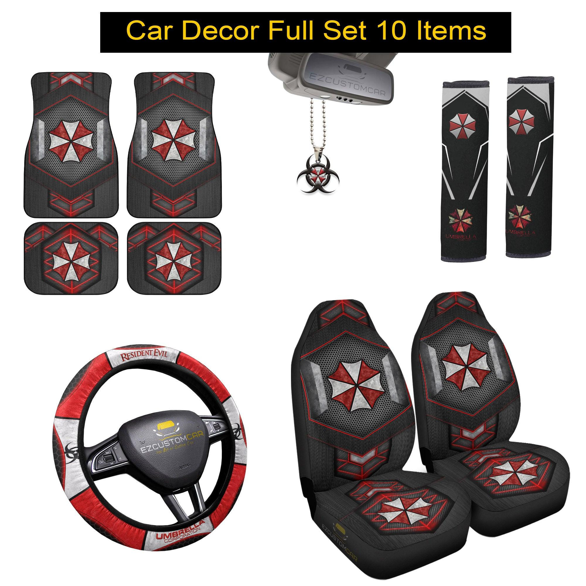 Umbrella Resident Evil Car Mats x Seat Covers