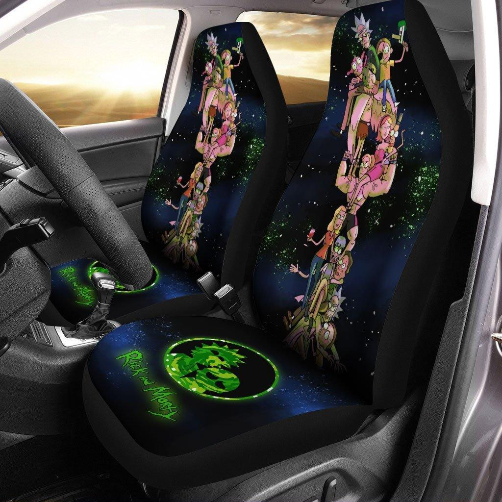 Unite Rick and Morty Car Seat Covers
