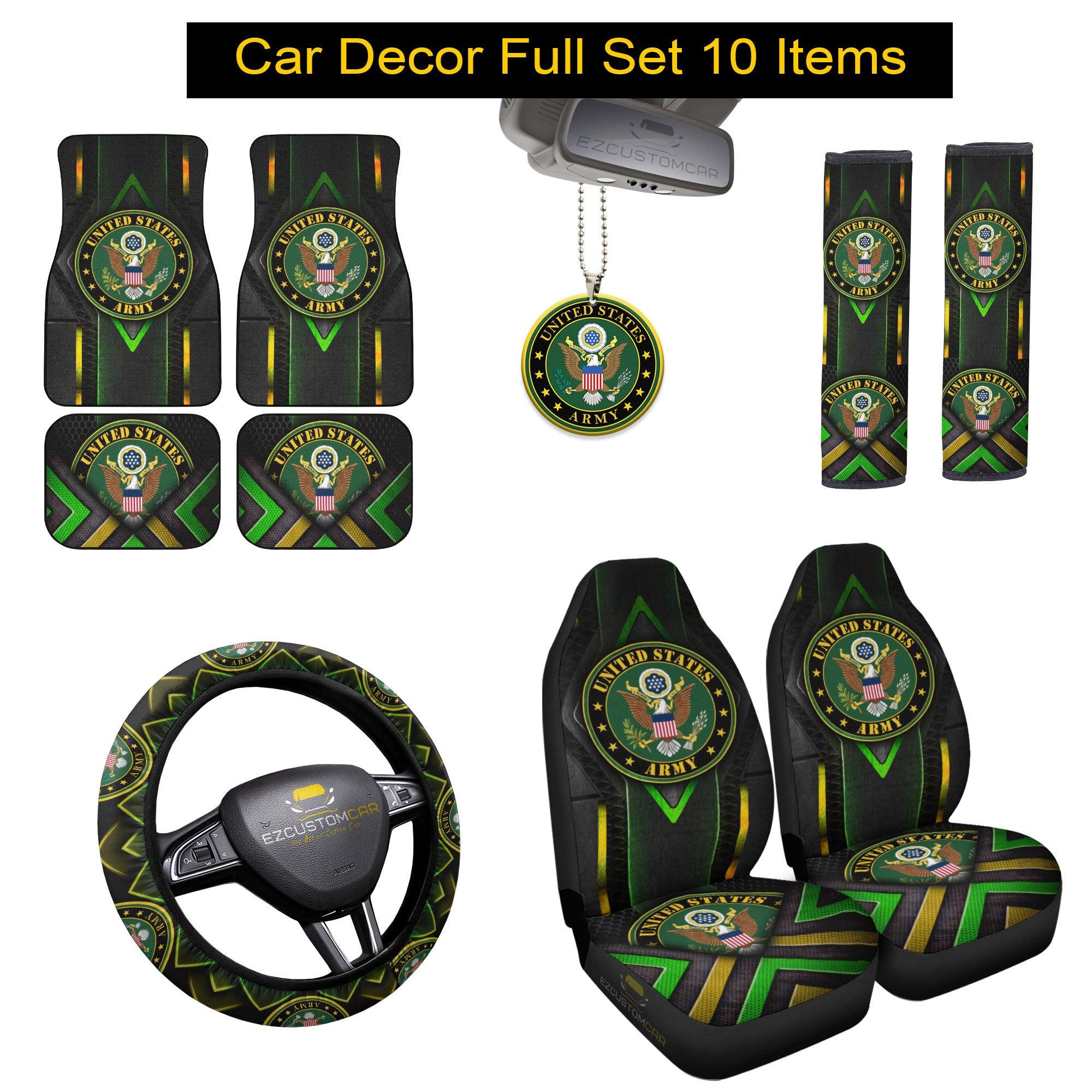 US Army Car Mats x Seat Covers