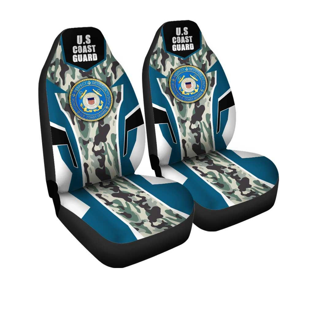US Coast Guard Luxury Custom Car Seat Covers