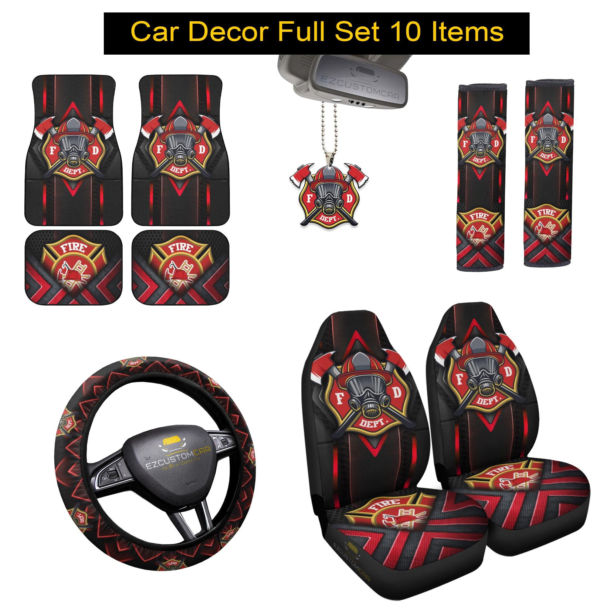 US Police Force Car Mats x Seat Covers