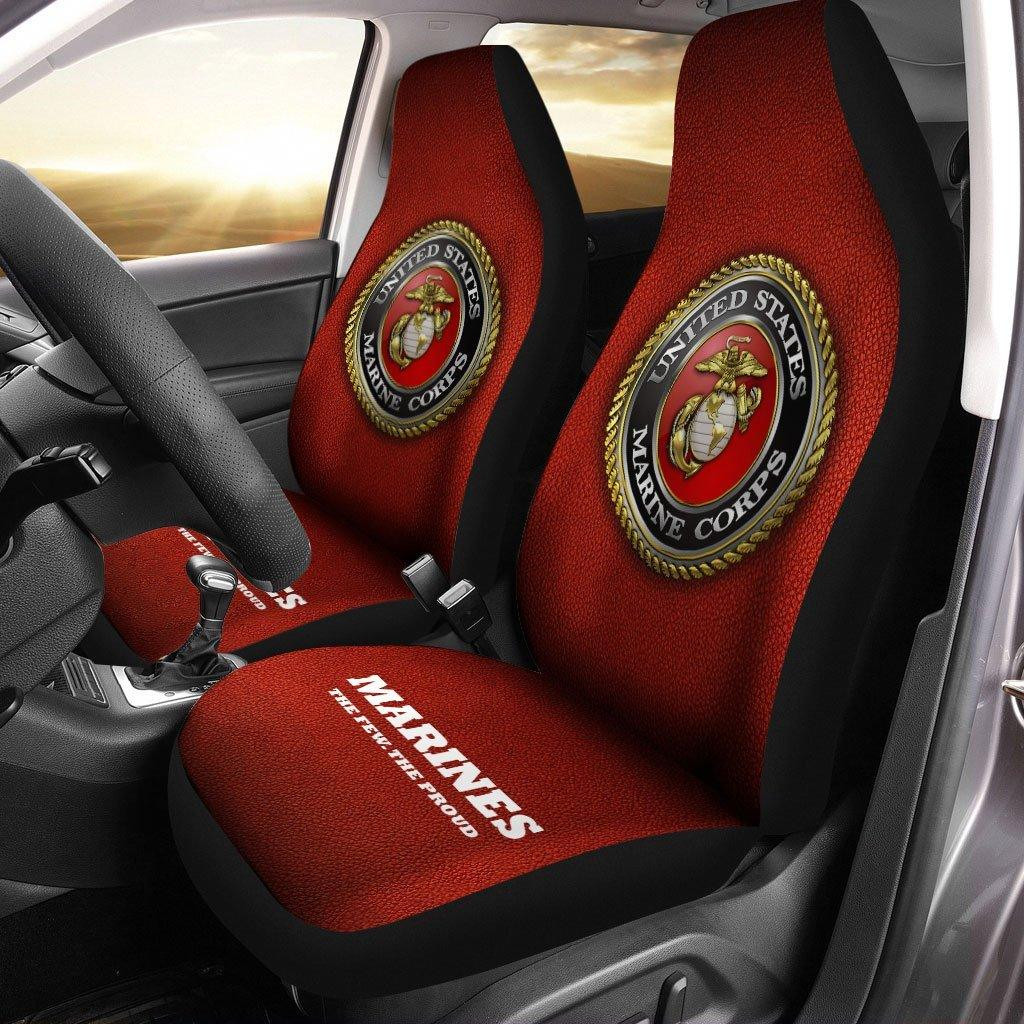 US Marine Corps Car Seat Covers Printed Car Decor Accessories