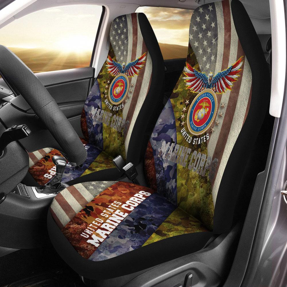 US Marine Corps Custom Car Seat Covers