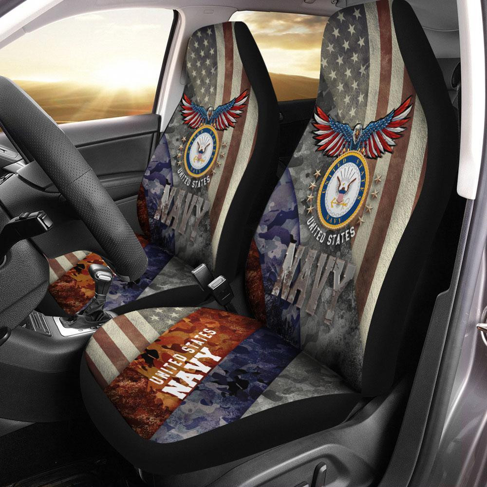 US Navy Custom Car Seat Covers