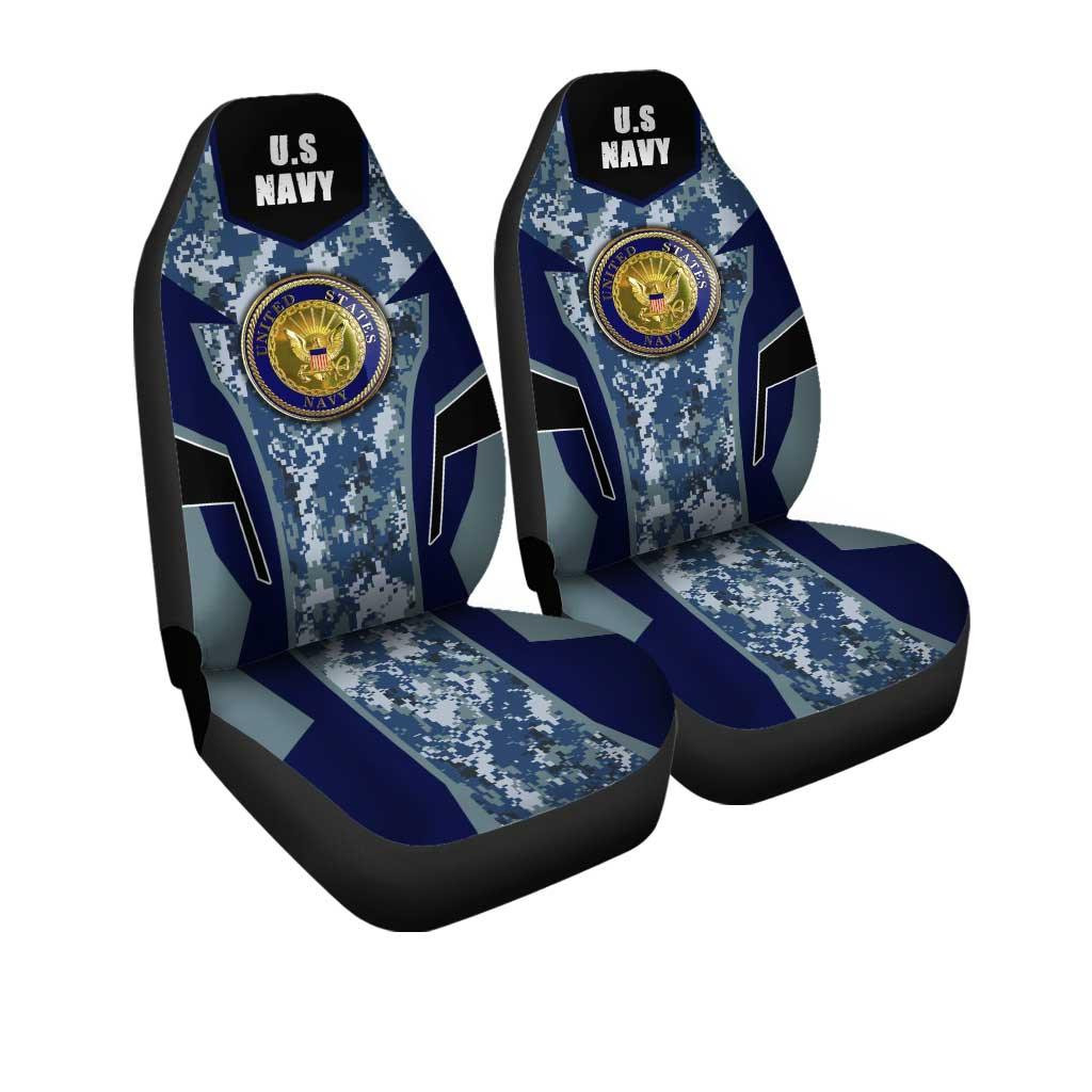 US Navy Luxury Custom Car Seat Covers