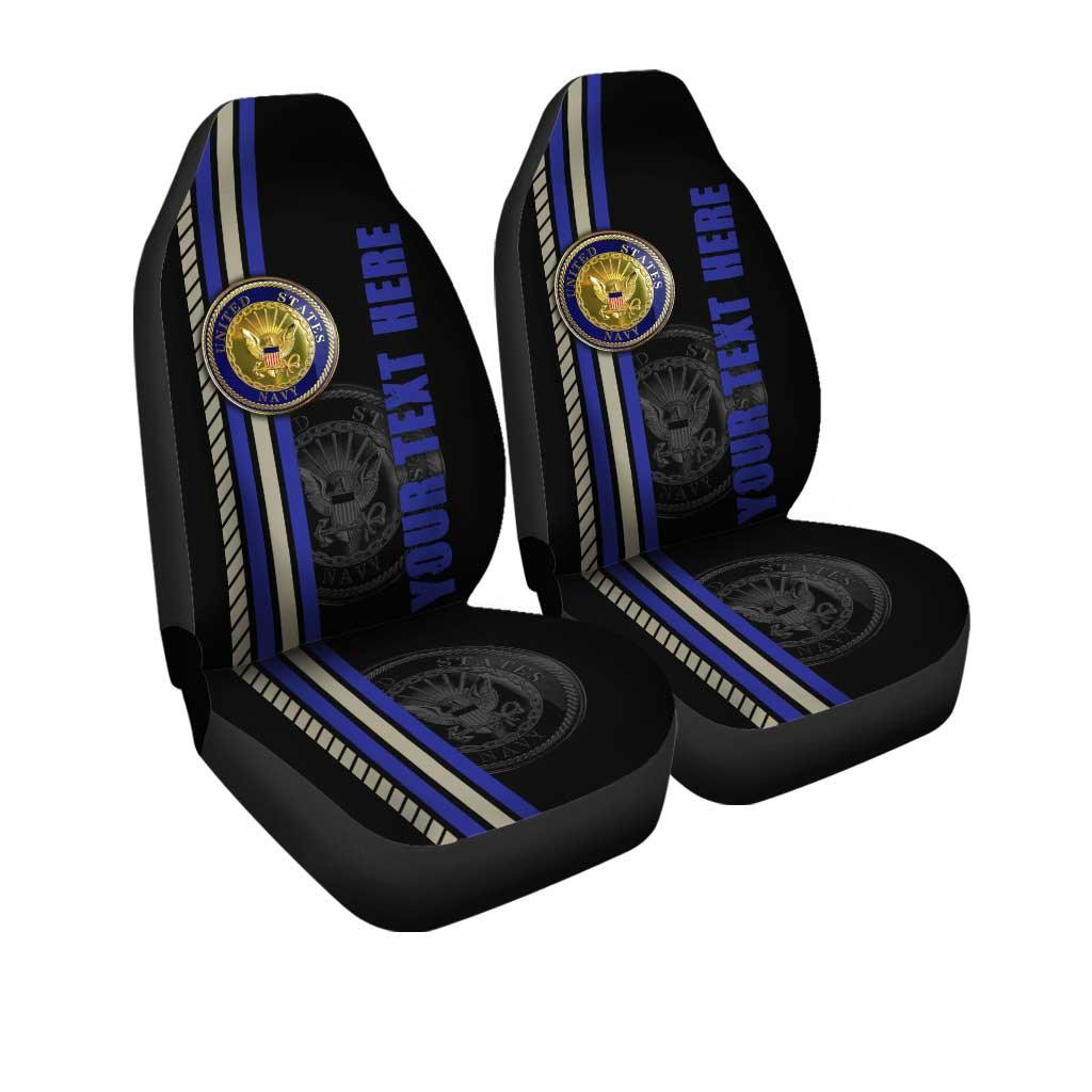 US Navy Personalized Custom Car Seat Covers