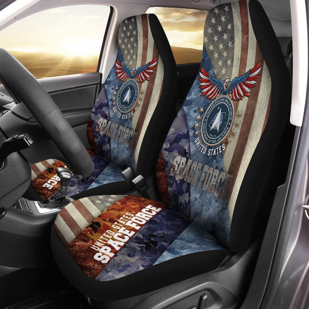 US Space Force Emblem Car Seat Covers