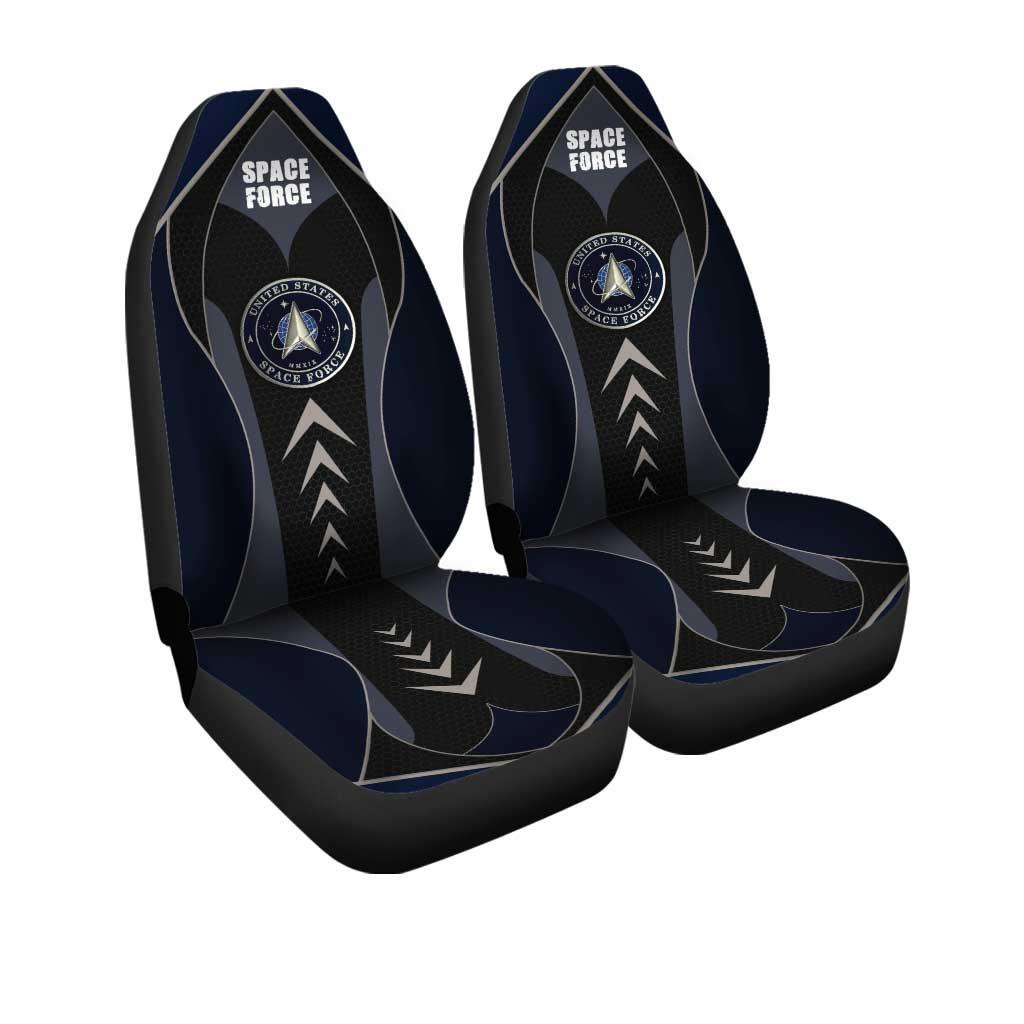 US Space Force Luxury Custom Car Seat Covers