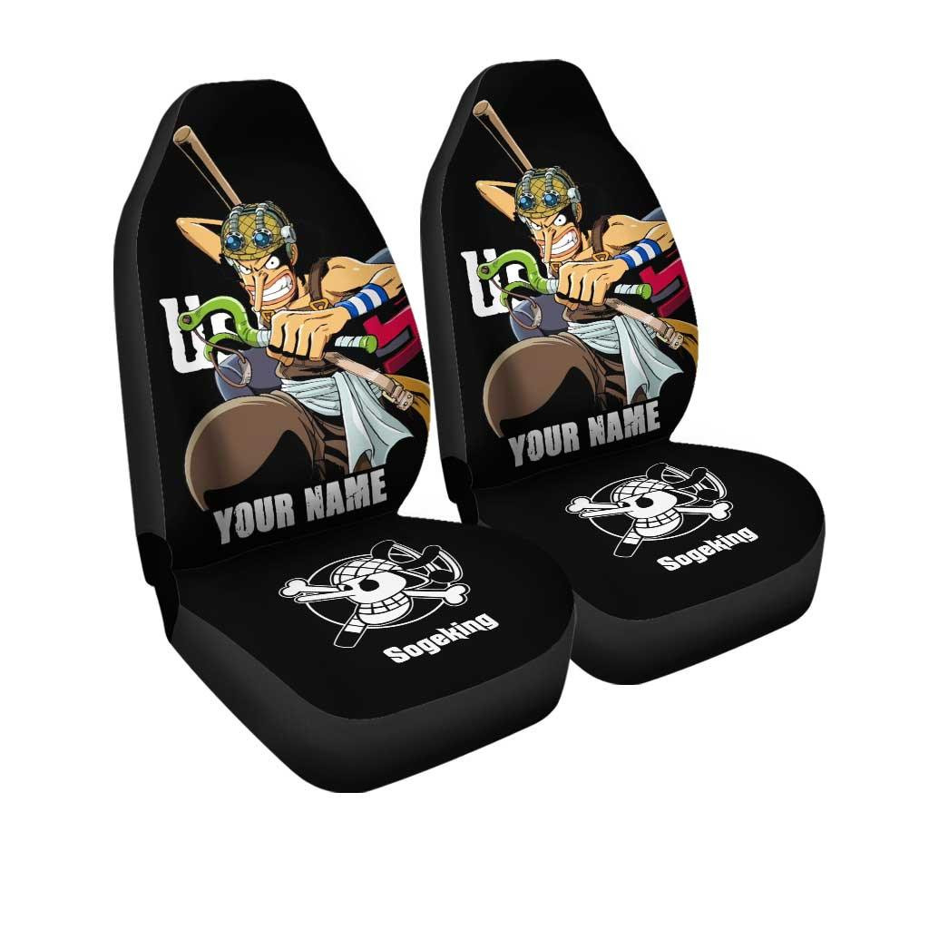 Usopp Seat Belt Covers One Piece Anime Car Accessories