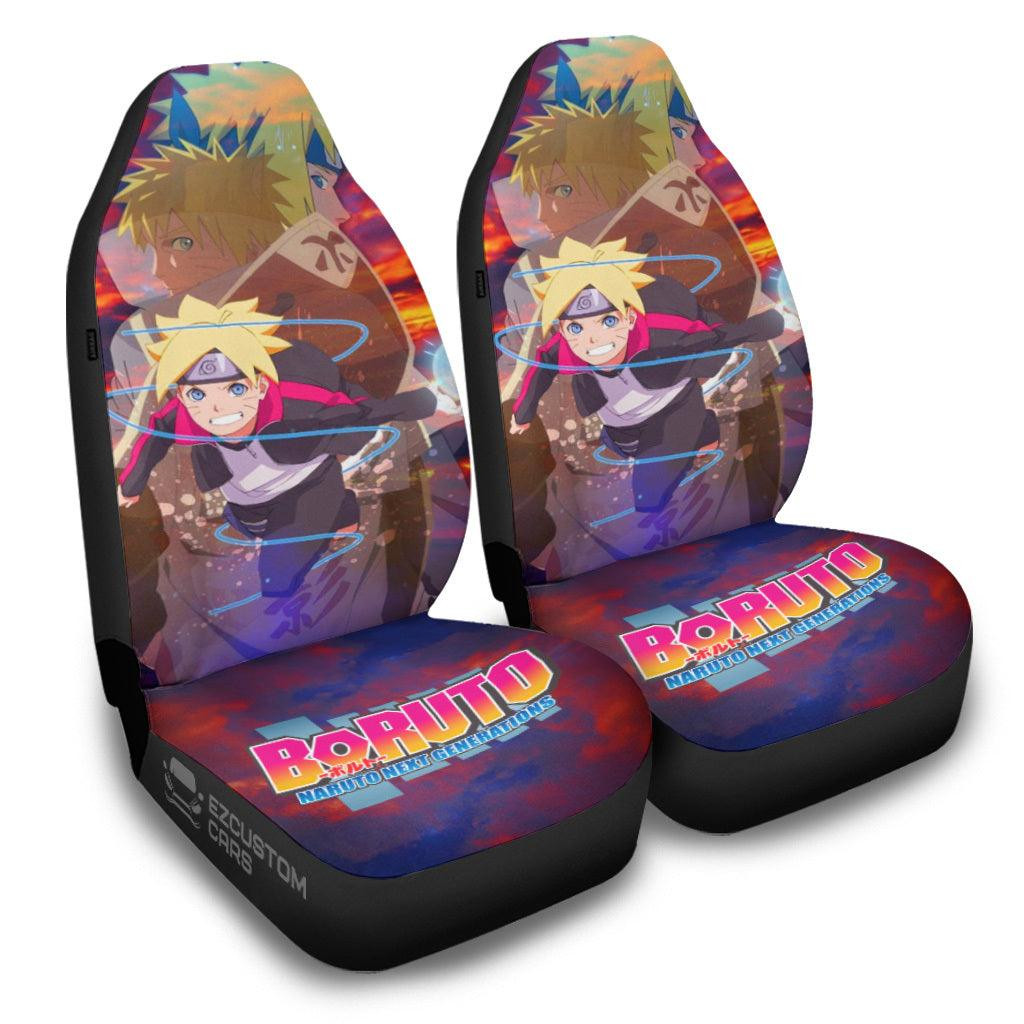 Naruto Car Seat Covers Uzumaki Custom Naruto Anime Car Decoration