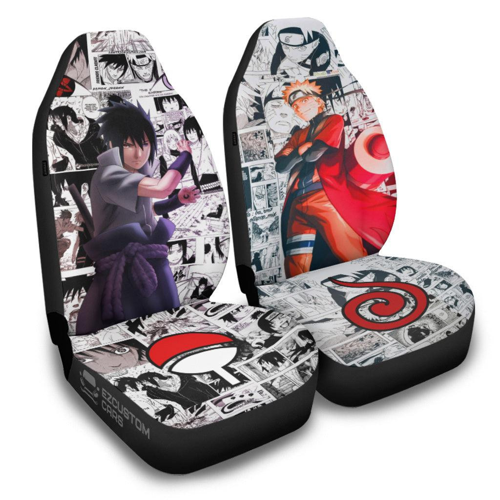 Uzumaki Naruto x Sasuke Naruto Car Seat Covers